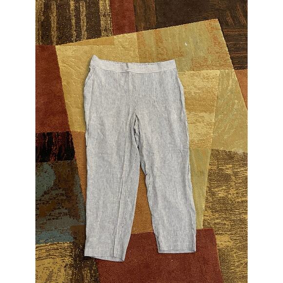NWOT Max Studio Linen Womens Easy Leg Pant Size 1XL - Picture 4 of 9